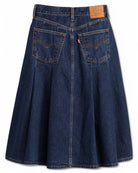 Gonna Midi Plissettata in Denim-LEVI'S-Gonne-Vittorio Citro Boutique