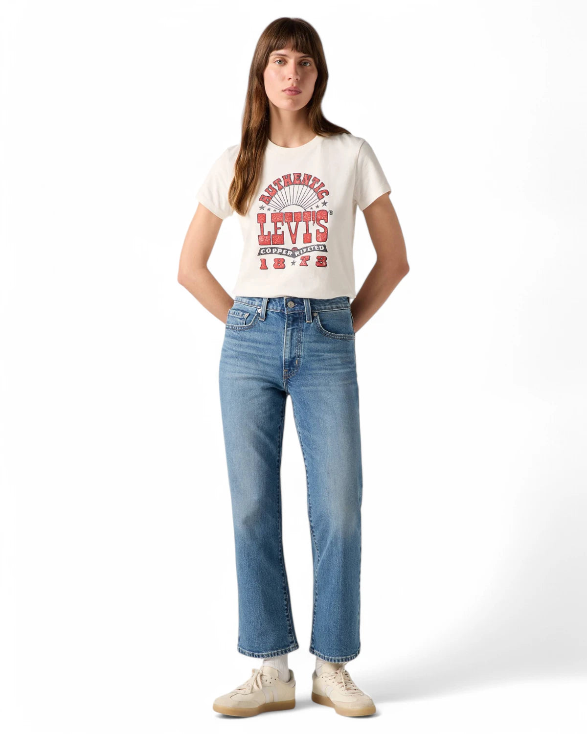 Jeans Donna Levi’s 725™ Kick Boot Vita Alta - Kick Start Blu-Jeans-LEVI'S-Vittorio Citro Boutique