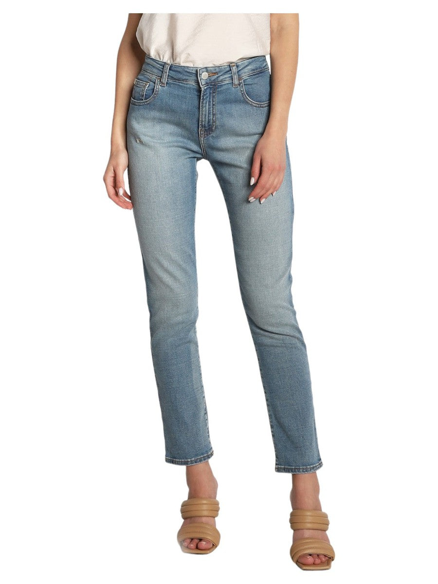 Jeans Skinny 5 Tasche Logo ricamato-Emporio Armani-Jeans-Vittorio Citro Boutique