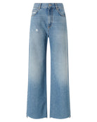 Jeans Palazzo in Denim Soft Touch - Vita Alta e Gamba Ampia-Pinko-Jeans-Vittorio Citro Boutique