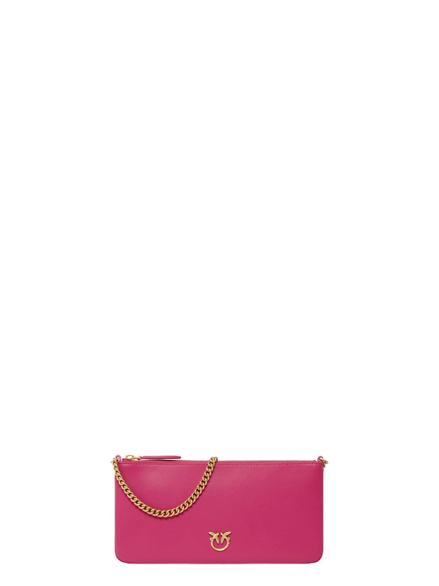 Horizontal Flat Bag in pelle-Pochette-Pinko-Vittorio Citro Boutique