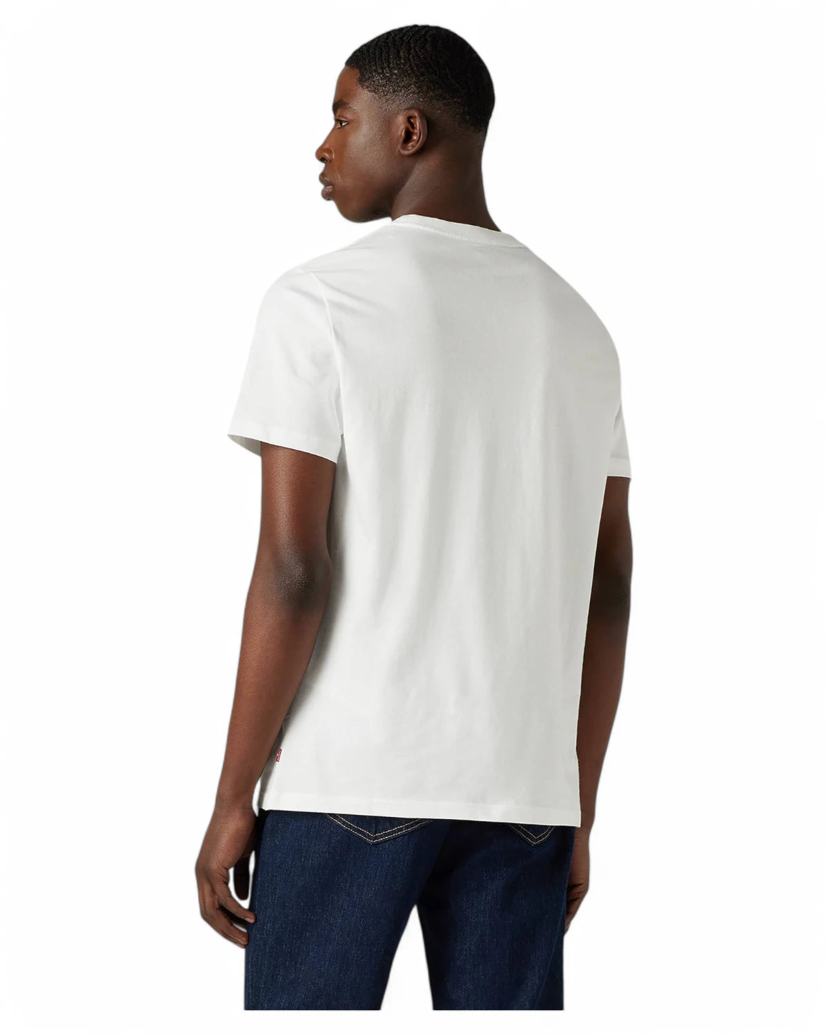 T-shirt Housemark Standard in Cotone con Logo Bianco-T-shirt-LEVI'S-Vittorio Citro Boutique