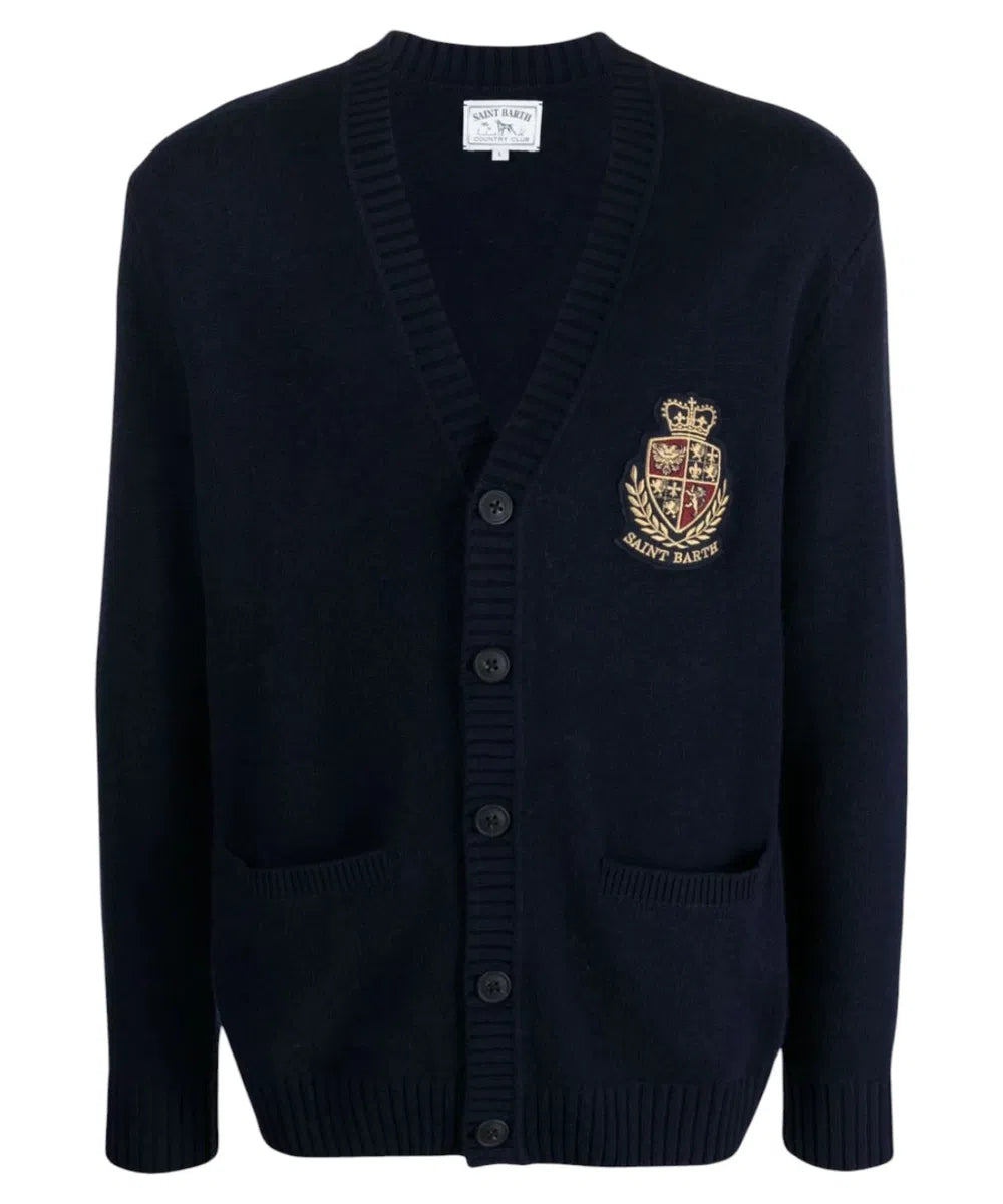 Cardigan Varsity con Tasche Anteriori-Mc2 Saint Barth-Maglieria-Vittorio Citro Boutique