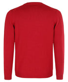 Maglione in lana rosso cardinale-Roberto Collina-Maglieria-Vittorio Citro Boutique