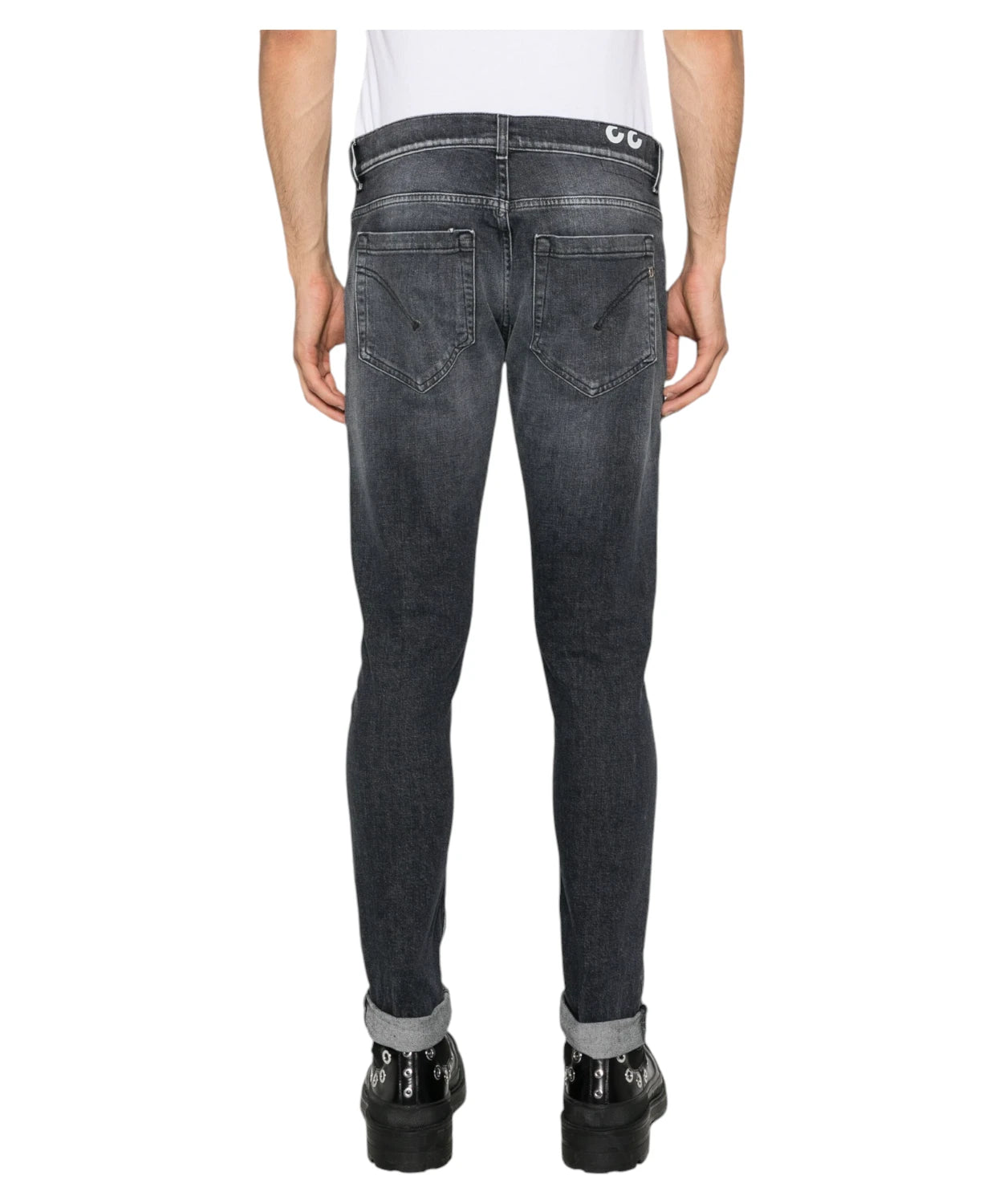 Jeans George in Grigio Scuro-Dondup-Jeans-Vittorio Citro Boutique