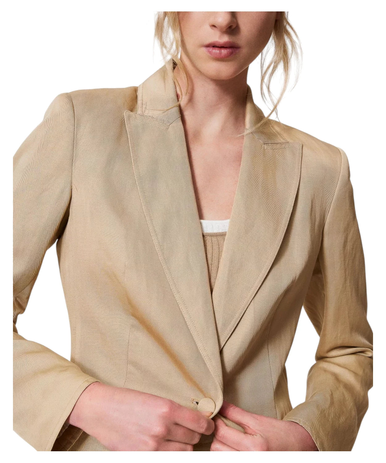 Giacca Blazer Monopetto-Giacche-Twinset-Vittorio Citro Boutique