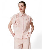 Camicia in Popeline Rosa-Twinset-Camicie-Vittorio Citro Boutique