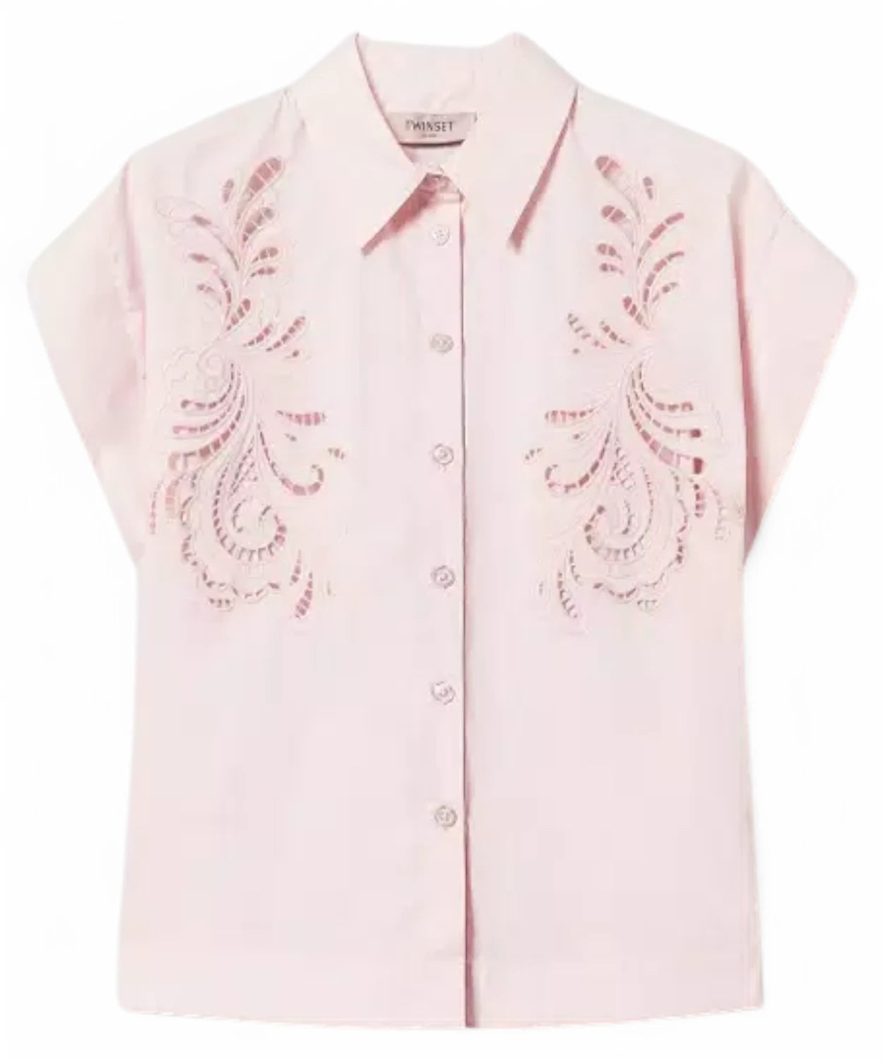 Camicia in Popeline Rosa-Camicie-Twinset-Vittorio Citro Boutique