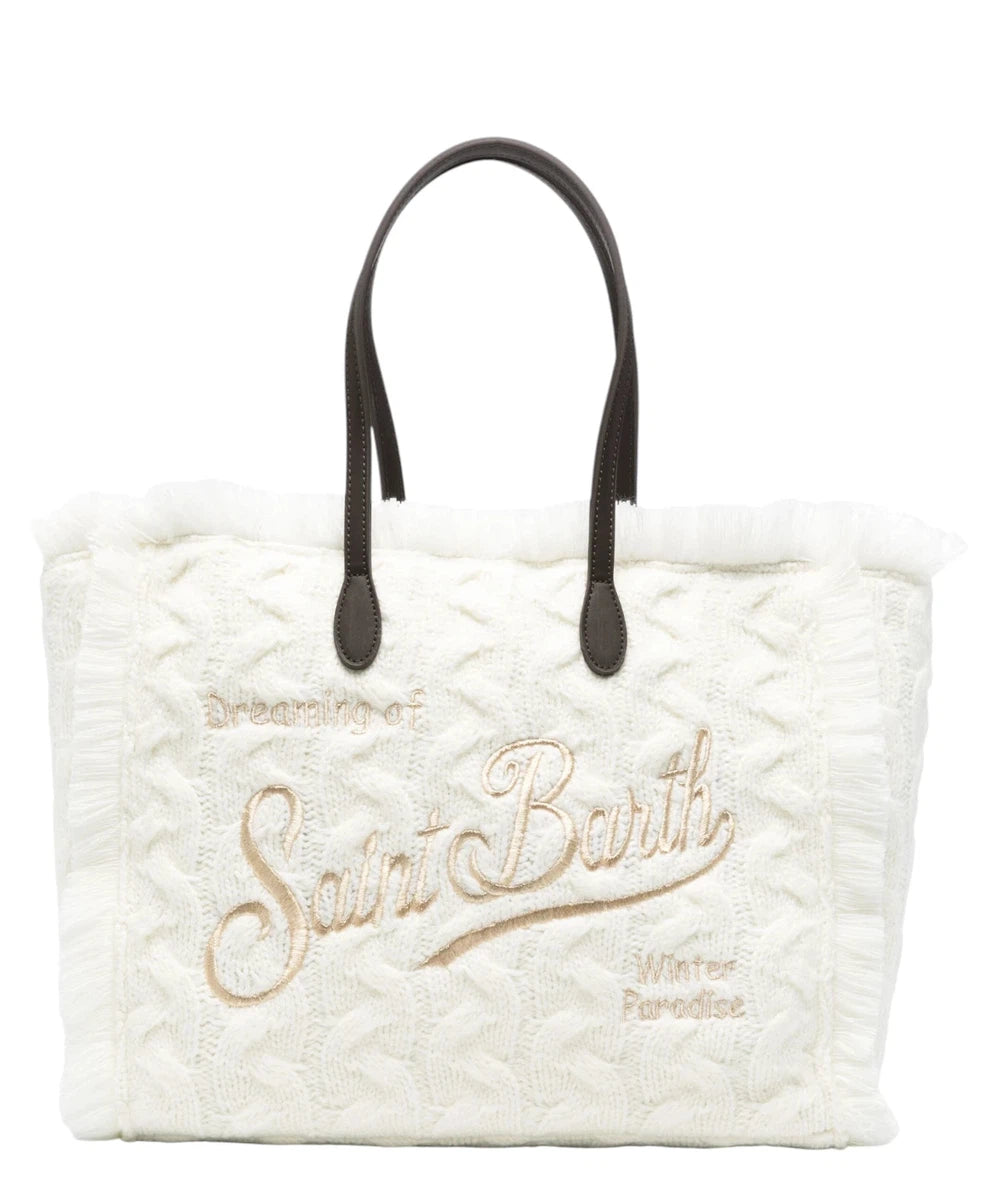 Vanity tricot bianco-Borse a spalla-Mc2 Saint Barth-Vittorio Citro Boutique