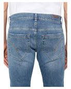 Jeans George Skinny in Denim con Effetto Vissuto-Dondup-Jeans-Vittorio Citro Boutique