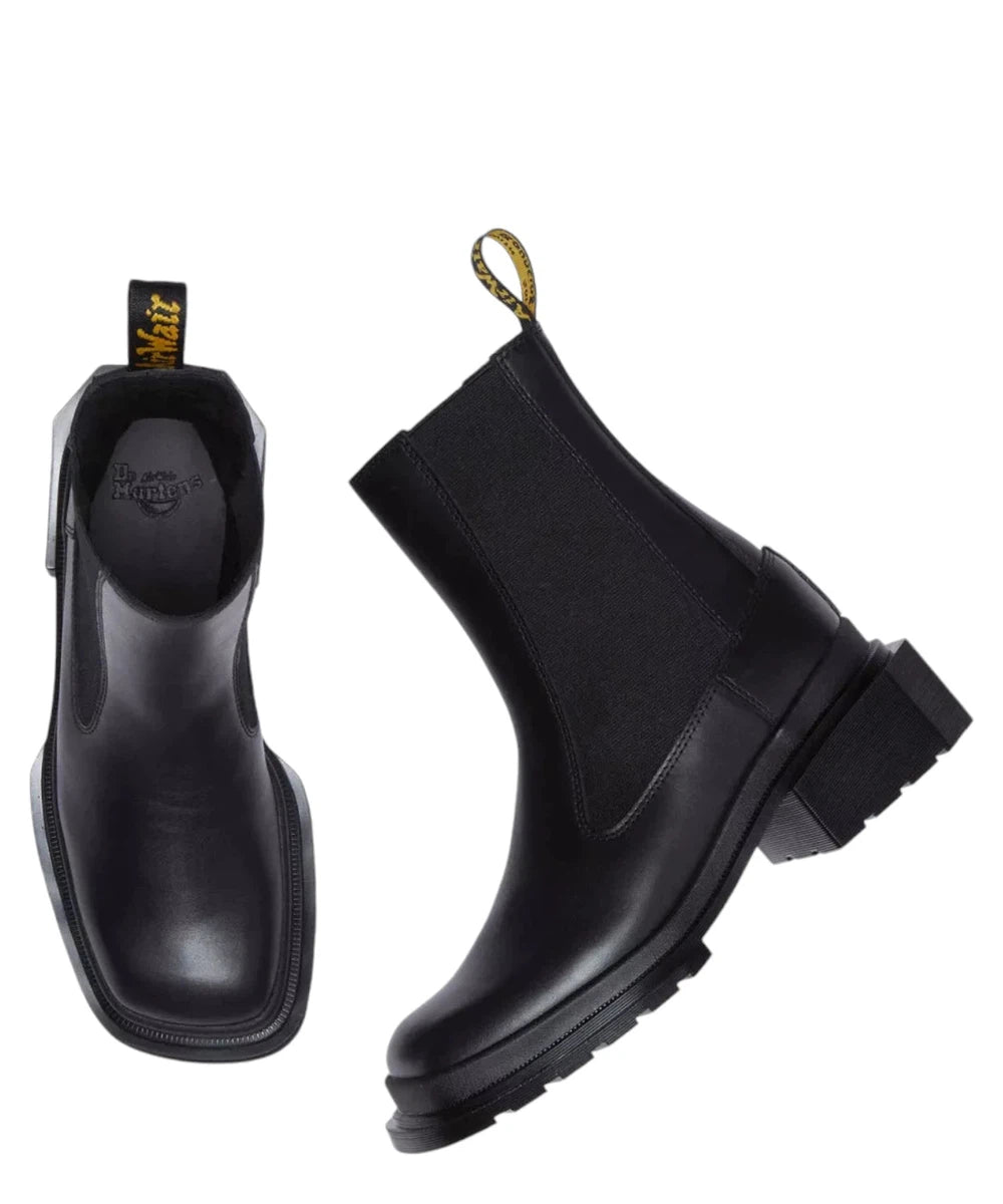 Stivaletti Chelsea Maybole in pelle con punta quadrata-Dr. Martens-Stivali-Vittorio Citro Boutique