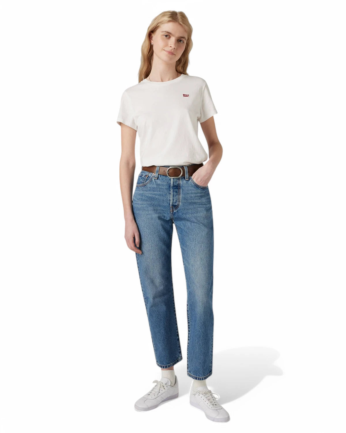 Jeans 501® Accorciati Vita Alta-Jeans-LEVI'S-Vittorio Citro Boutique