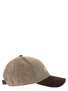 Cappello baseball in herringbone-Mc2 Saint Barth-Cappelli-Vittorio Citro Boutique