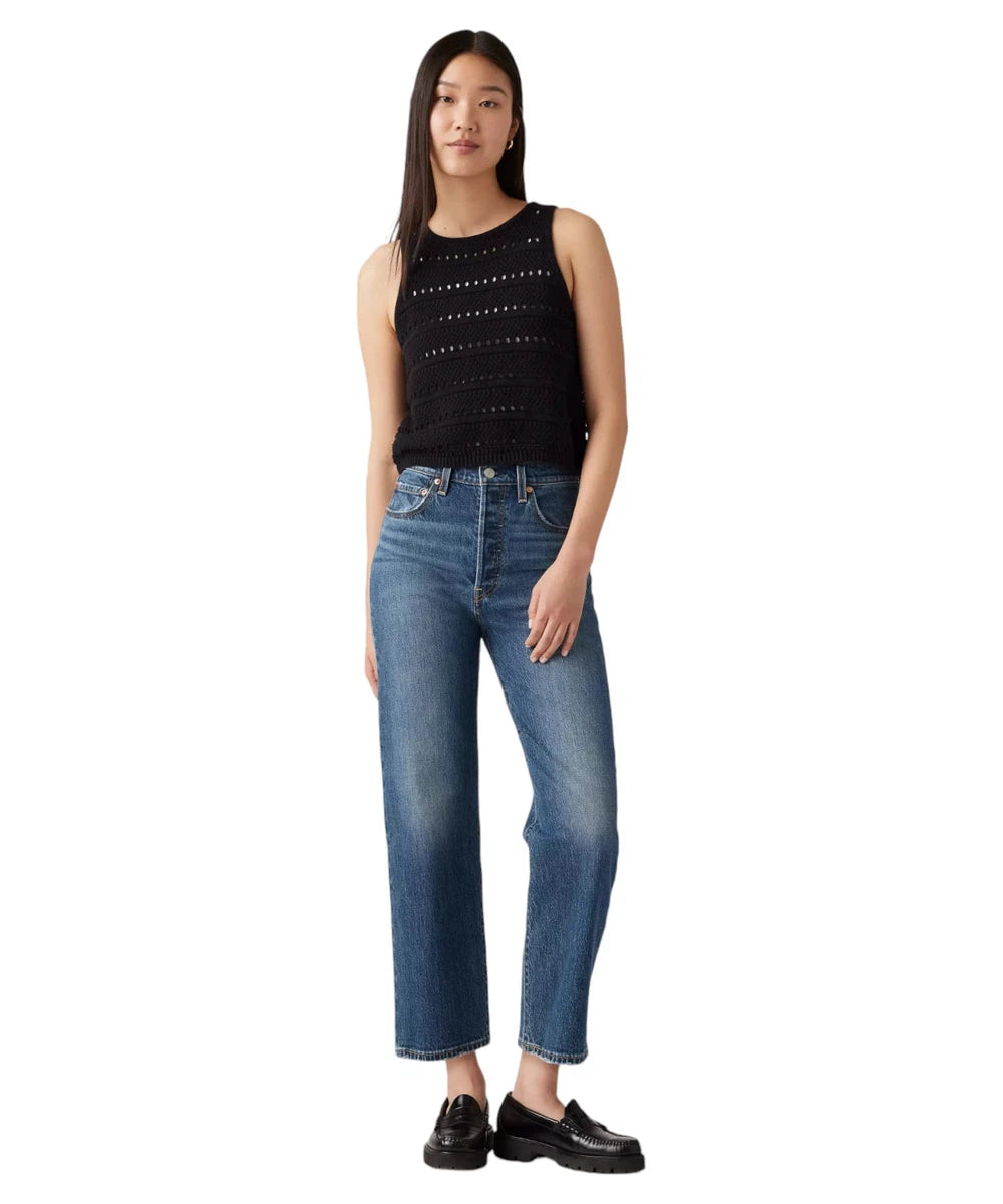 Jeans Levi's Ribcage Straight Alla Caviglia-LEVI'S-Jeans-Vittorio Citro Boutique