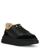 Sneakers Impuls Fur Nere con Suola Rialzata-ASH-Sneakers-Vittorio Citro Boutique