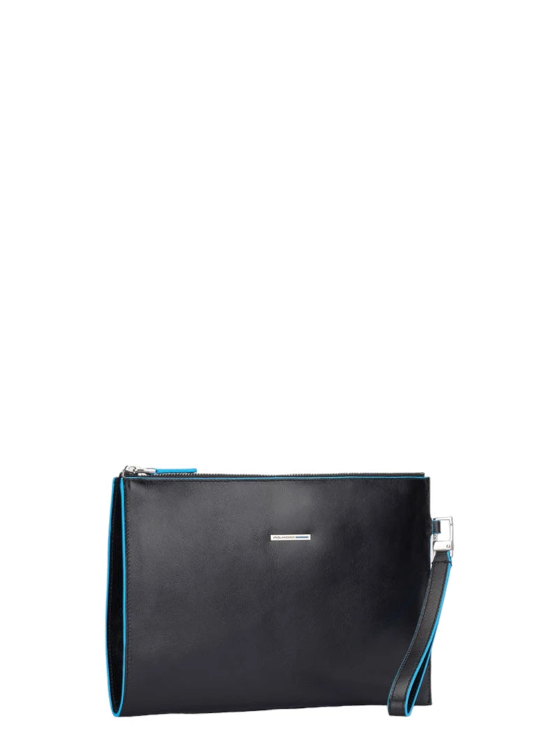 Pochette Stretta con Scomparto per iPad® Mini-Pochette-Piquadro-Vittorio Citro Boutique