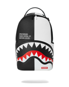 SHARK CENTRAL 2.0 SPLIT BLACK WHITE BACKPACK-Sprayground-Zaini-Vittorio Citro Boutique