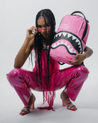 SHARK CENTRAL 2.0 PINK DLXSV BACKPACK-Sprayground-Zaini-Vittorio Citro Boutique