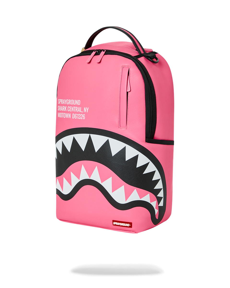 SHARK CENTRAL 2.0 PINK DLXSV BACKPACK-Sprayground-Zaini-Vittorio Citro Boutique