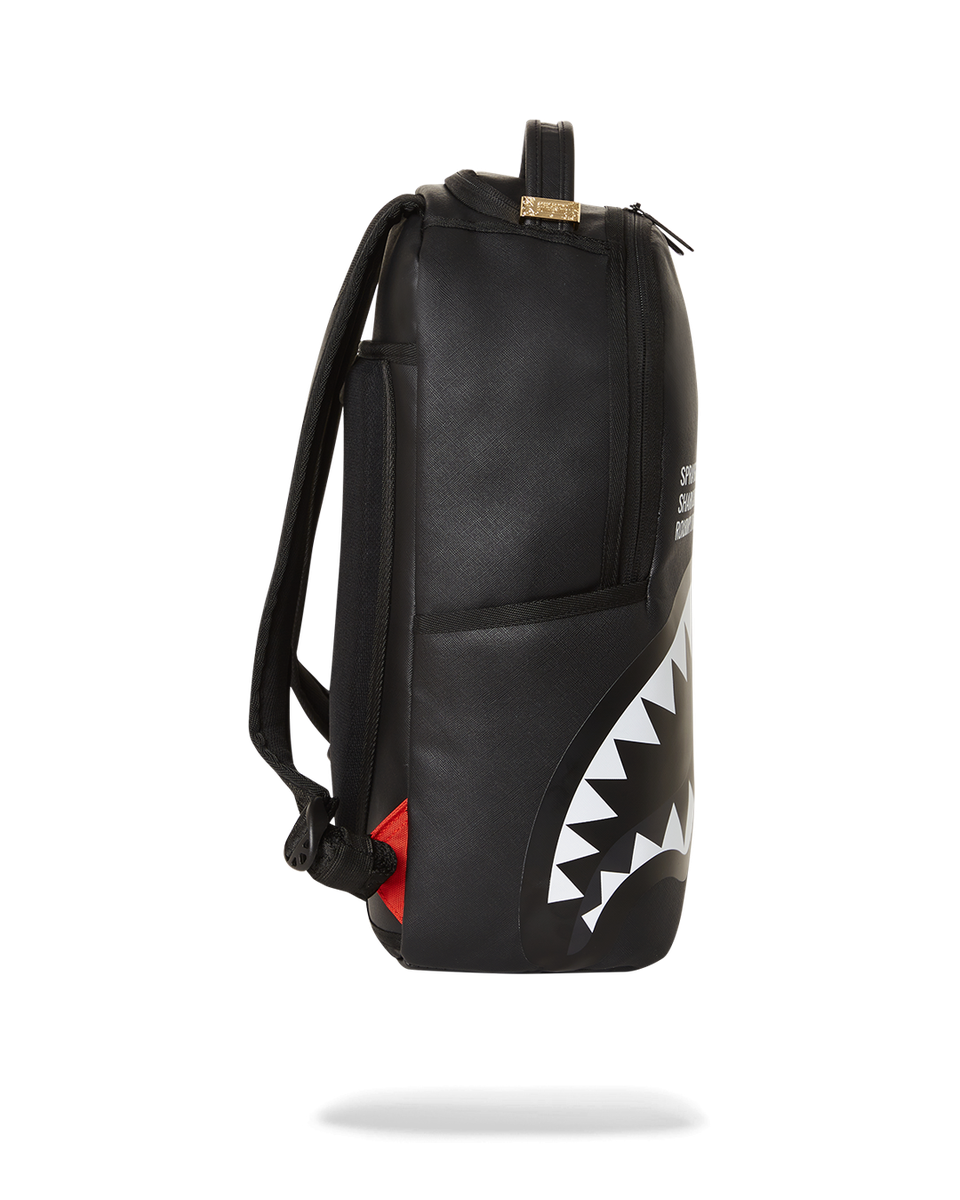 SHARK CENTRAL 2.0 BLACK ON GREY SP DLXSV BACKPACK-Sprayground-Zaini-Vittorio Citro Boutique