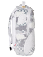 Zaino in pelliccia bianca 3AM DLXSF-Sprayground-Zaini-Vittorio Citro Boutique