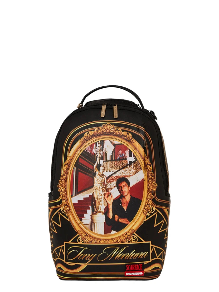 Zaino Sprayground Scarface Stairs Backpack Nero-Sprayground-Zaini-Vittorio Citro Boutique