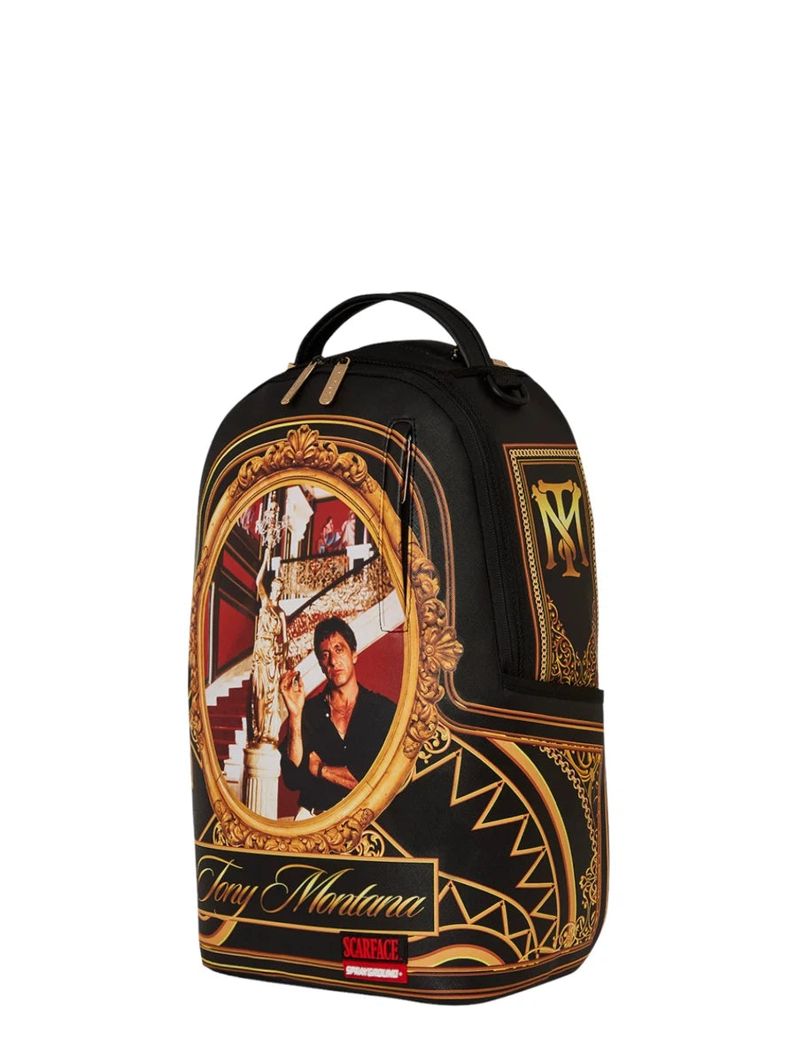 Zaino Sprayground Scarface Stairs Backpack Nero-Sprayground-Zaini-Vittorio Citro Boutique