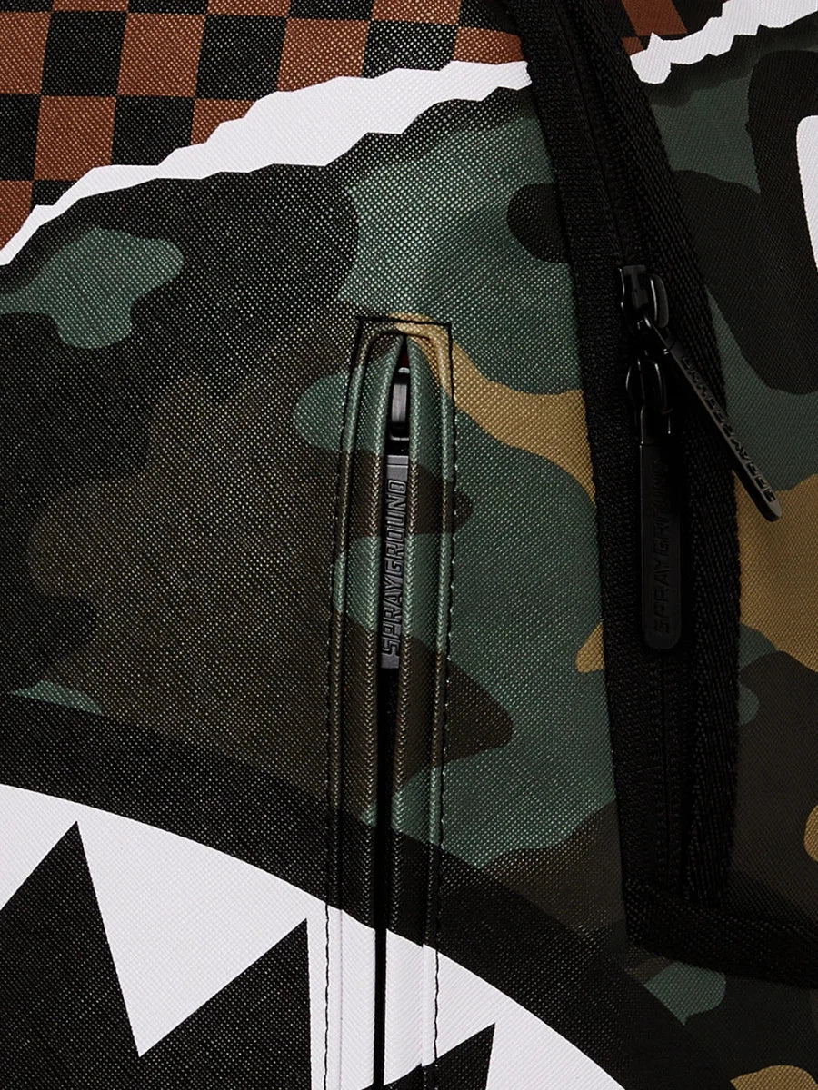 Zaino Sprayground Tear It Up Camo Backpack Marrone-Sprayground-Zaini-Vittorio Citro Boutique