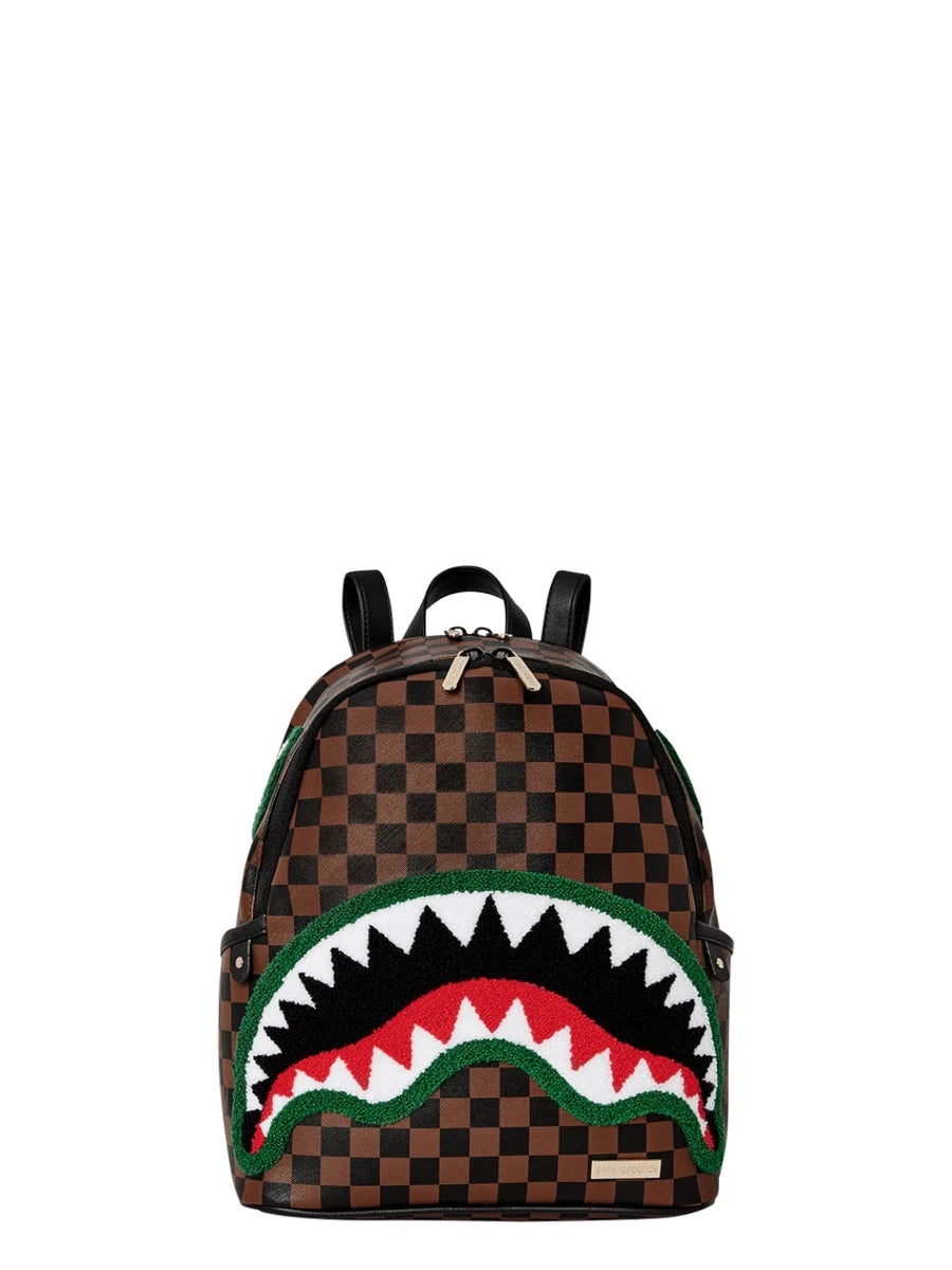 Zaino Sprayground Chenille Sip Savage Marrone-Sprayground-Zaini-Vittorio Citro Boutique