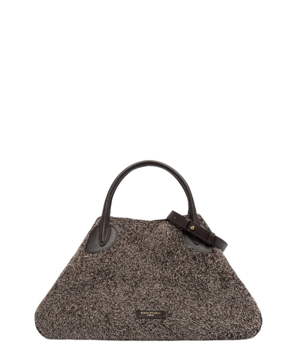 Borsa Judy in pelle scamosciata-Gianni Chiarini-Borse a mano-Vittorio Citro Boutique