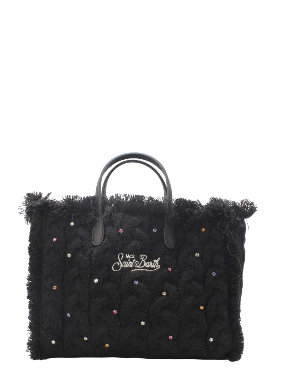 Borsa Colette tricot con strass-Mc2 Saint Barth-Borse a mano-Vittorio Citro Boutique