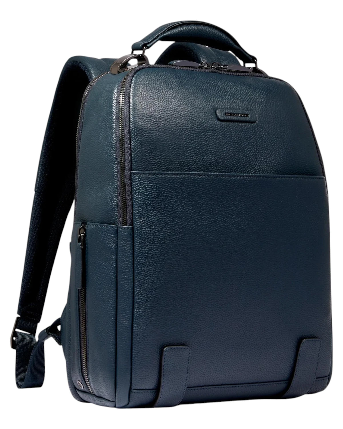 Zaino Uomo Porta PC 14" in Pelle con Protezione RFID e Cavo Antifurto-Zaini-Piquadro-Vittorio Citro Boutique