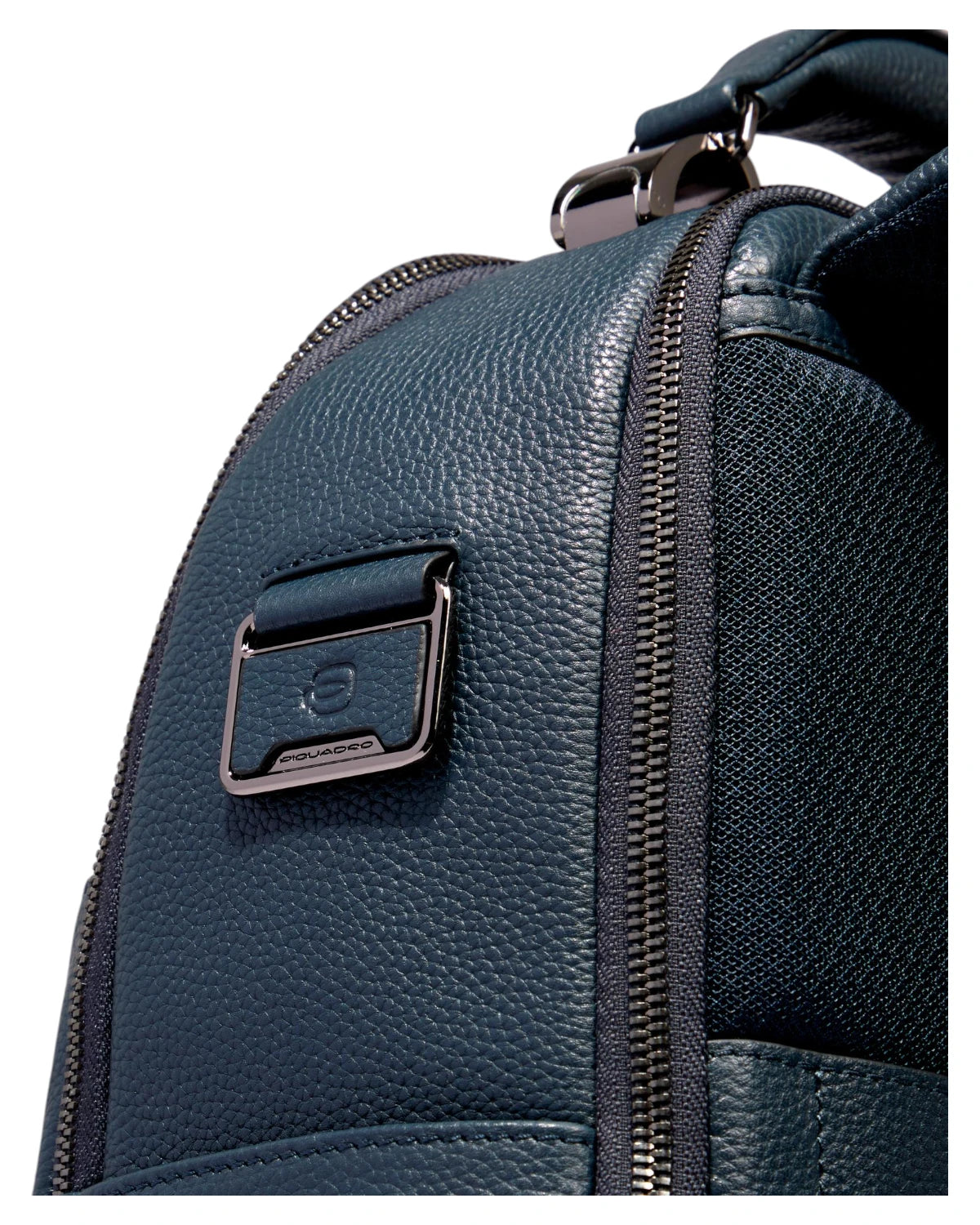 Zaino Uomo Porta PC 14" in Pelle con Protezione RFID e Cavo Antifurto-Piquadro-Zaini-Vittorio Citro Boutique