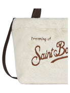 Borsa a mano furry bianca Colette morbida con tracolla-Mc2 Saint Barth-Borse a mano-Vittorio Citro Boutique