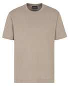 T-shirt i in jersey jacquard di puro cotone-Emporio Armani-T-shirt-Vittorio Citro Boutique