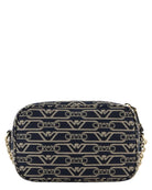 Camera Case in Canvas Jacquard Monogram con Tracolla a Catena-Emporio Armani-Borsette-Vittorio Citro Boutique