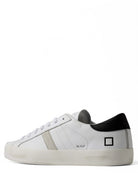 Sneakers Hill Low Calf White-Black-D.A.T.E.-Sneakers-Vittorio Citro Boutique