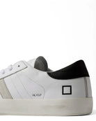 Sneakers Hill Low Calf White-Black-Sneakers-D.A.T.E.-Vittorio Citro Boutique