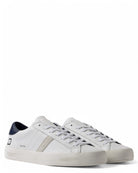 Sneakers Hill Low Calf White-Blue-D.A.T.E.-Sneakers-Vittorio Citro Boutique