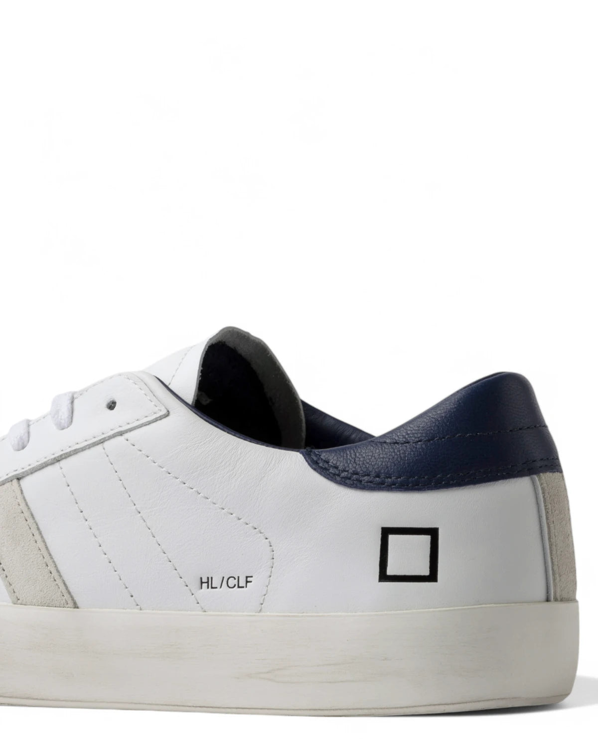 Sneakers Hill Low Calf White-Blue-D.A.T.E.-Sneakers-Vittorio Citro Boutique