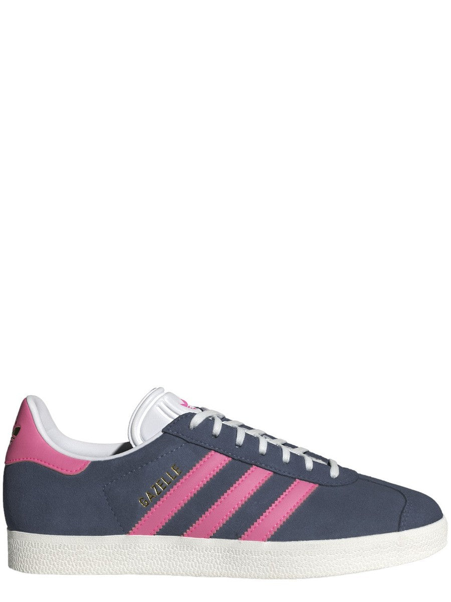 Adidas Gazelle W ID3189 Damen Sneaker aus blauem und rosa Wildleder