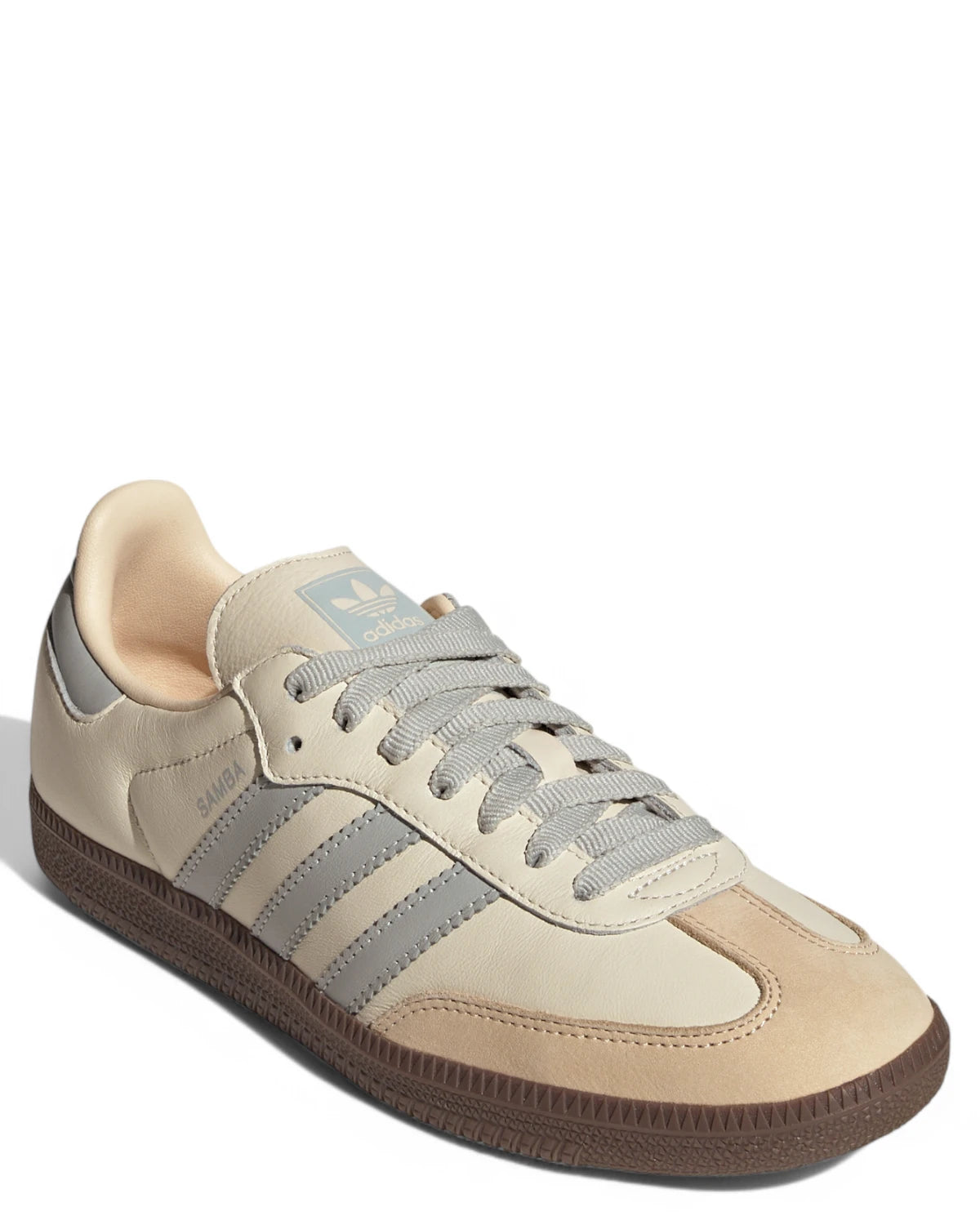 Adidas Samba OG crema e grigio-Adidas Originals-Sneakers-Vittorio Citro Boutique