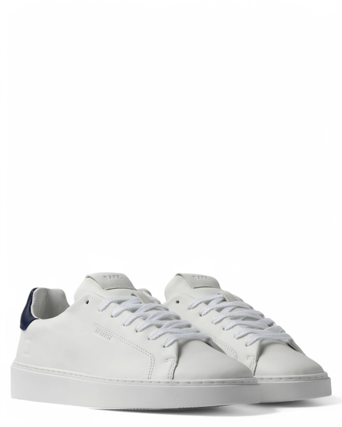 Sneakers Levante Calf White-Blue-D.A.T.E.-Sneakers-Vittorio Citro Boutique