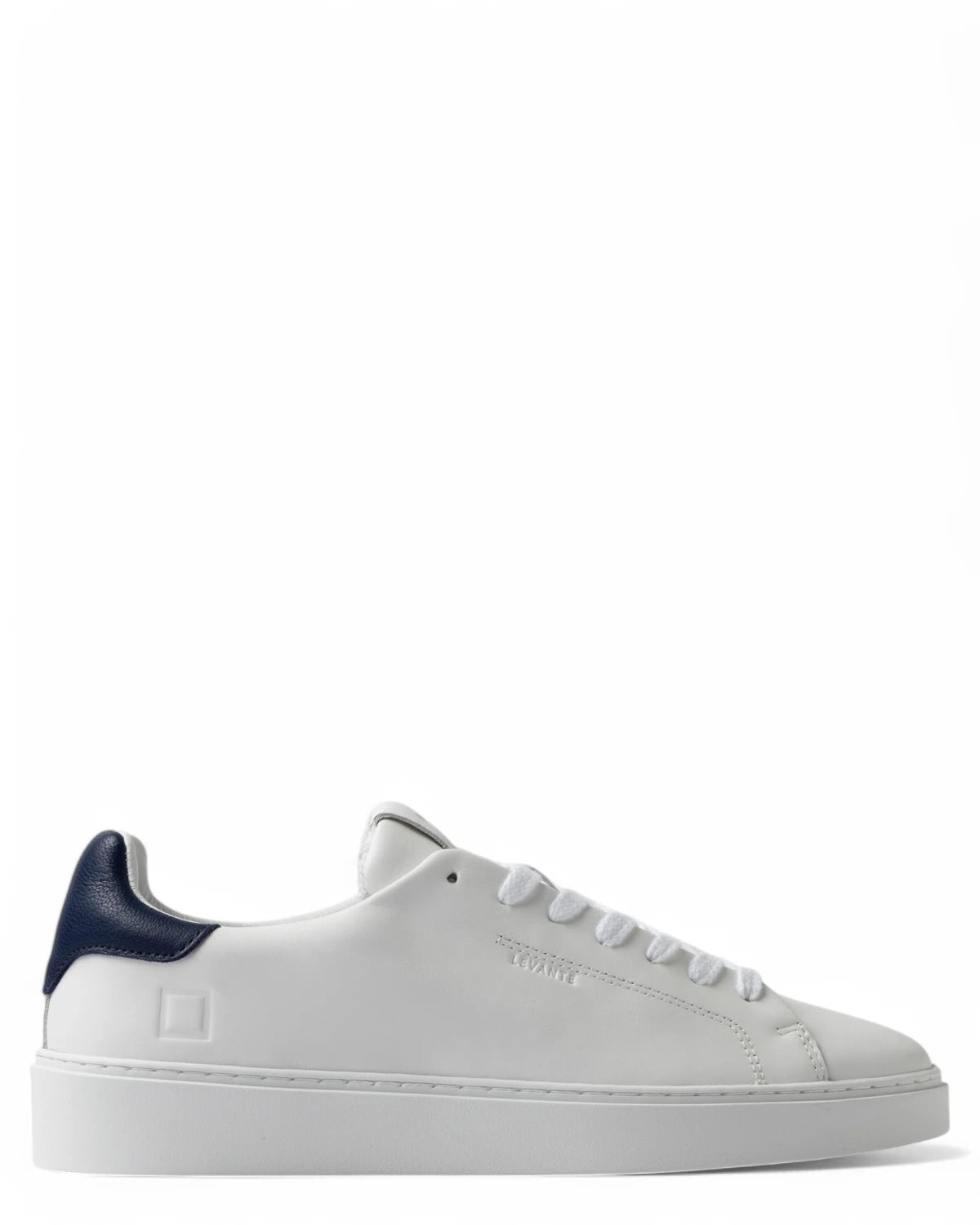 Sneakers Levante Calf White-Blue-Sneakers-D.A.T.E.-Vittorio Citro Boutique