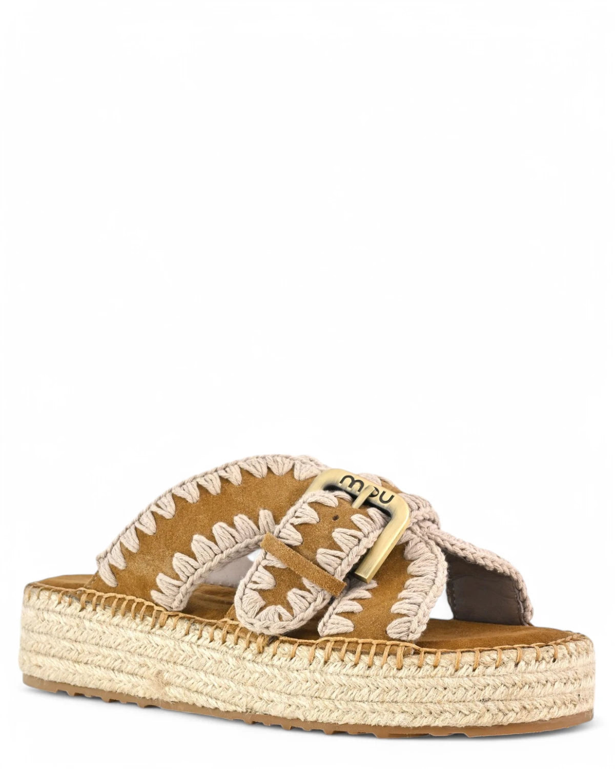 Jute Sandal Mou in Camoscio con Suola in EVA-Ciabatte-Mou-Vittorio Citro Boutique