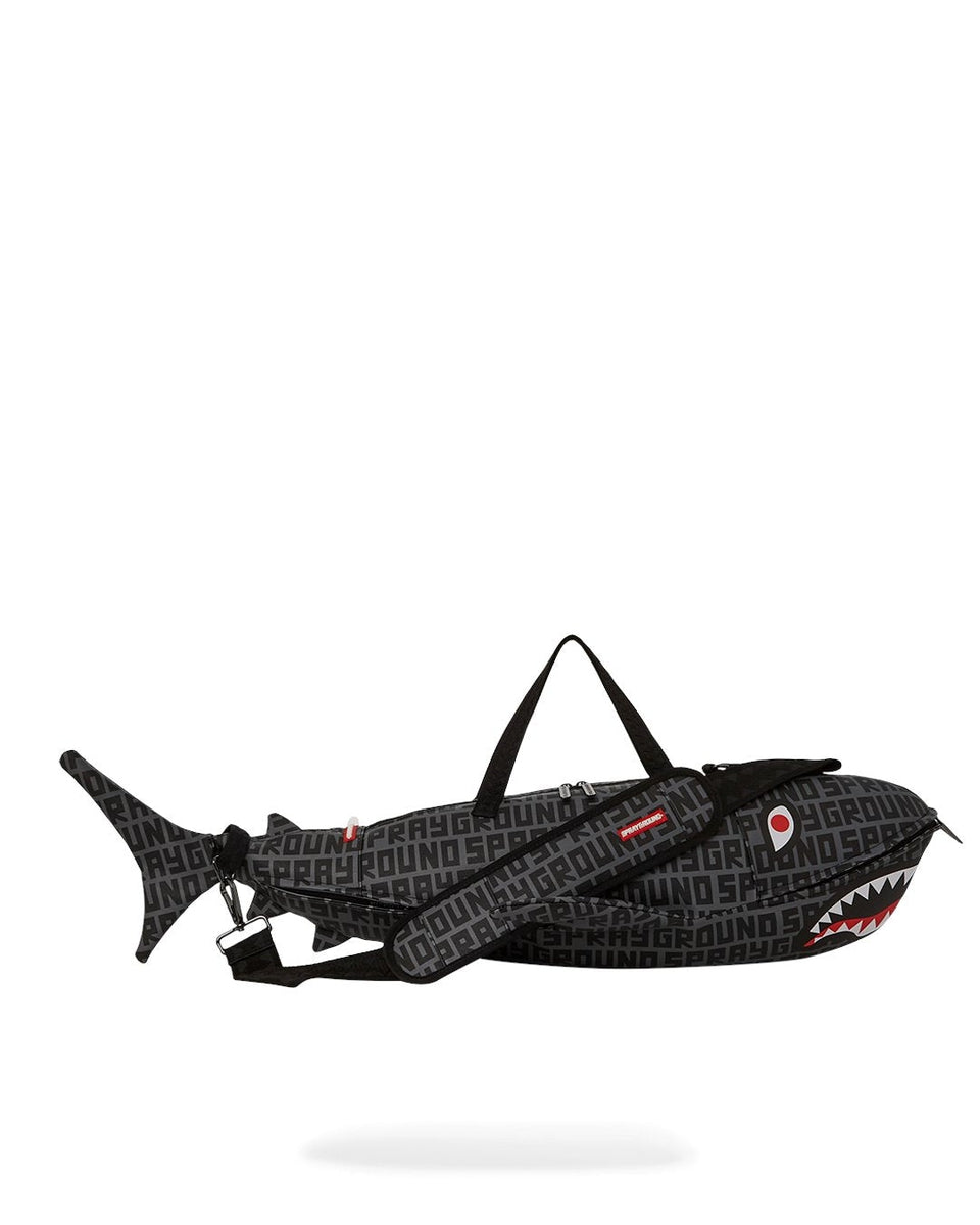 SPLIT INFINITY CHECK SHARK- SHAPED-DUFFLE-Sprayground-Borse a mano-Vittorio Citro Boutique