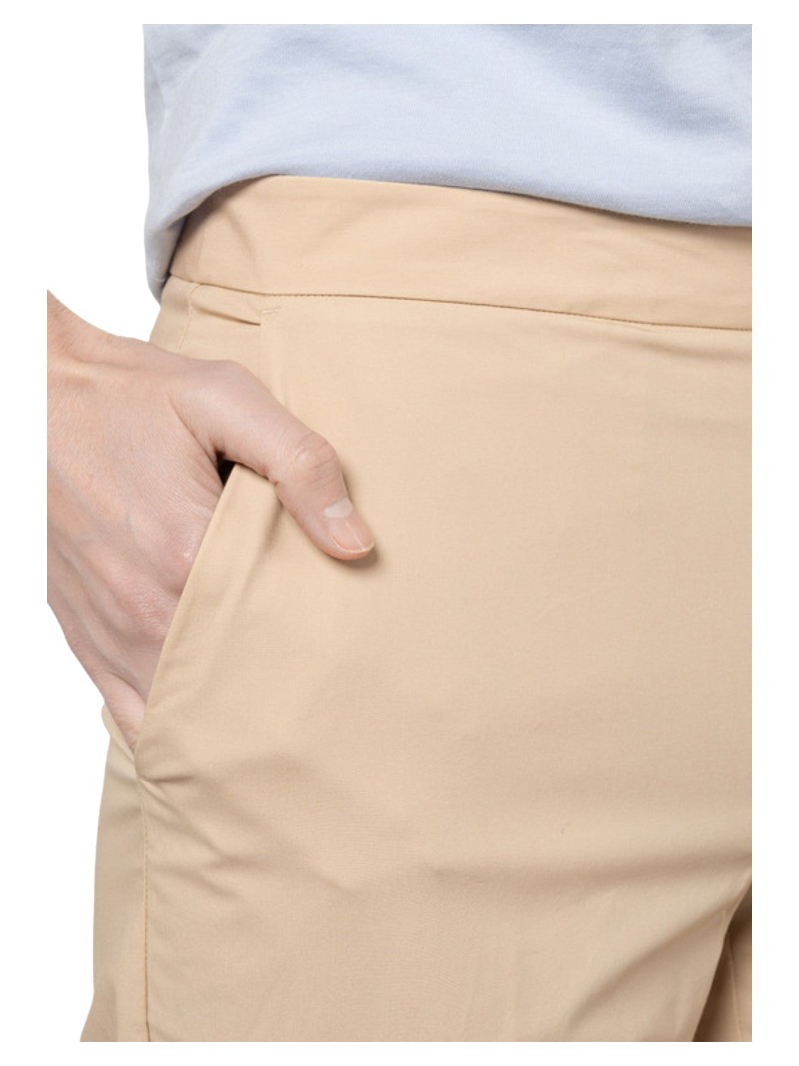 Pantaloni in cotone elasticizzato-Twinset-Pantaloni-Vittorio Citro Boutique