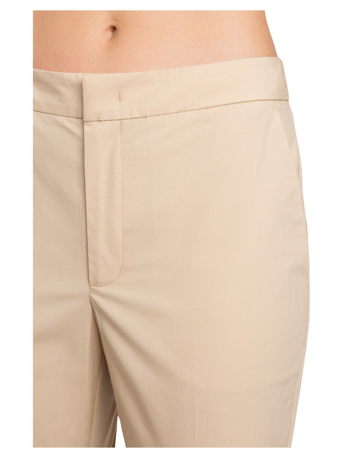 Pantaloni in cotone elasticizzato-Twinset-Pantaloni-Vittorio Citro Boutique