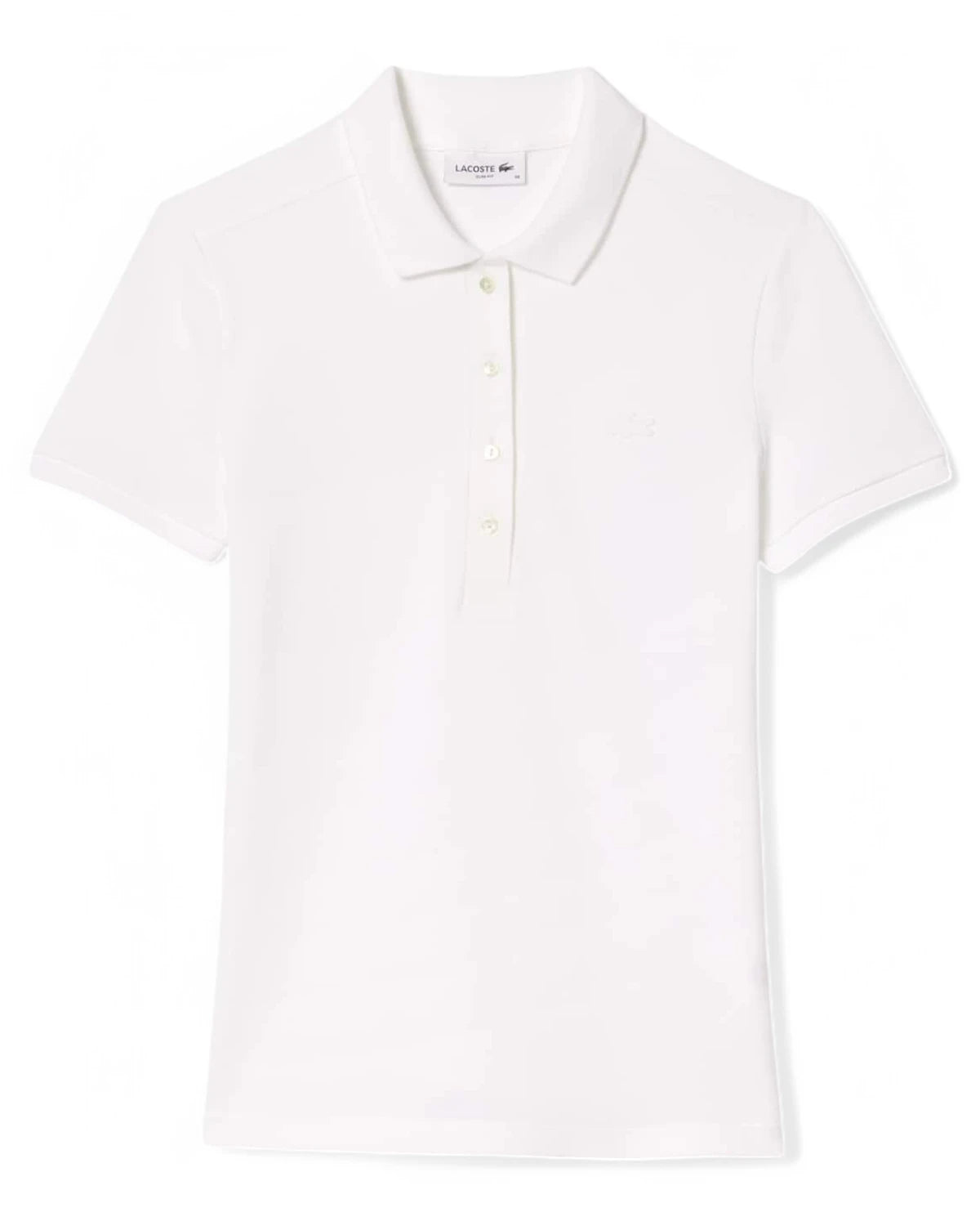 Polo da Donna Lacoste Slim Fit in Piqué di Cotone Stretch-Polo-LACOSTE-Vittorio Citro Boutique