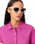 Polo da Donna Lacoste Slim Fit in Piqué di Cotone Stretch-Polo-LACOSTE-Vittorio Citro Boutique